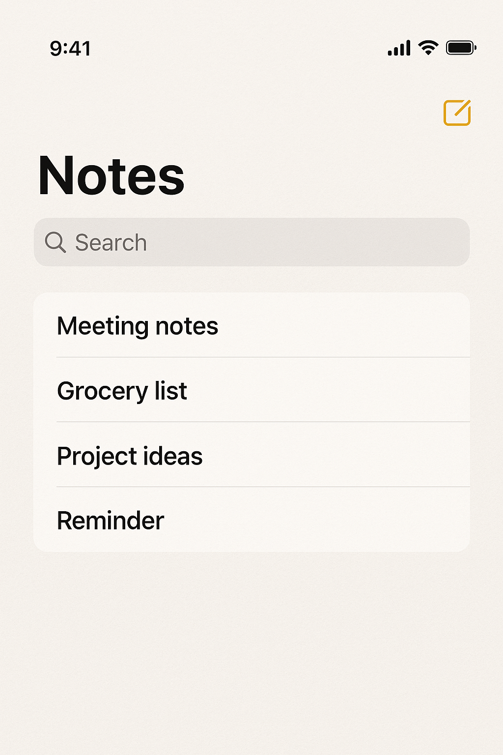 Notes App